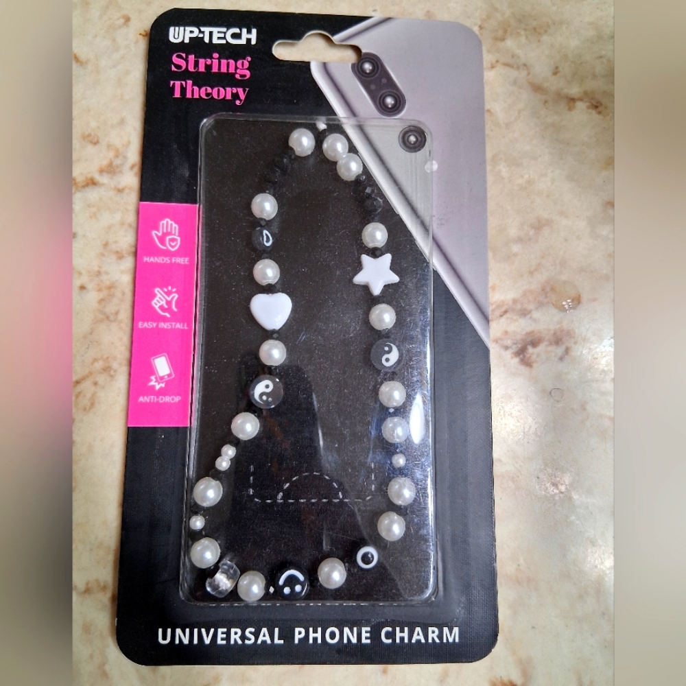 Universal Phone Charm - Black and White ●PRICE FIRM●